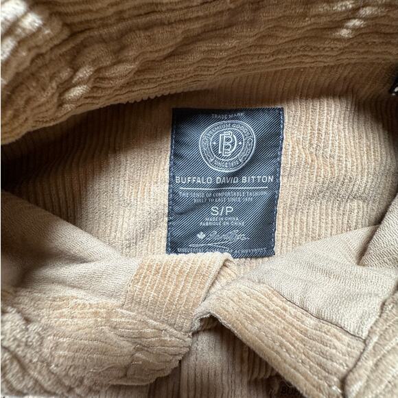 Buffalo David Bitton Small Corduroy Button Down - Picture 3 of 6